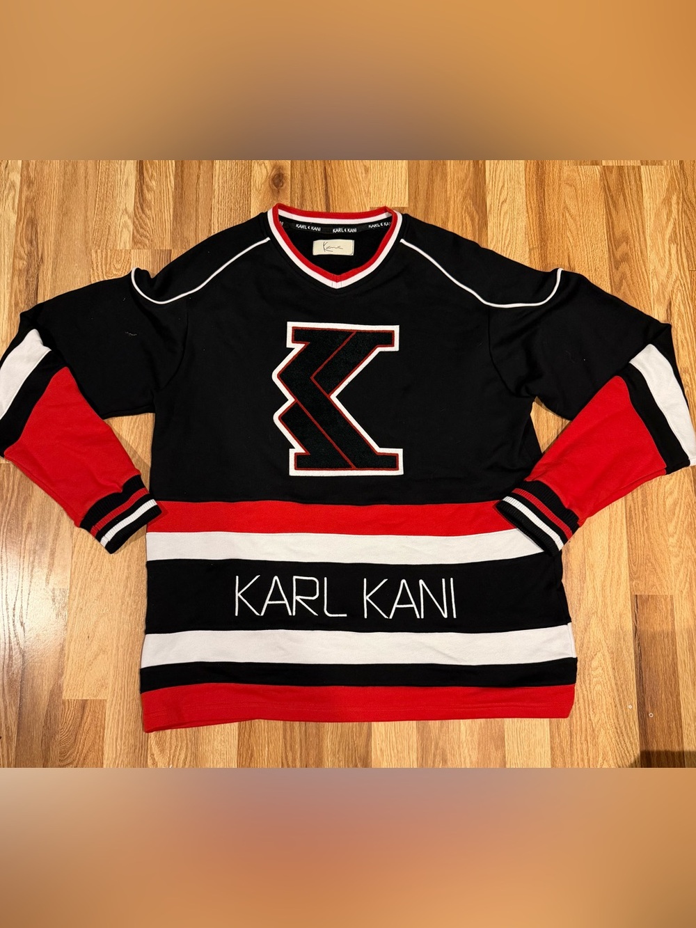 Karl Kani Hockey Jersey Style Sweatshirt